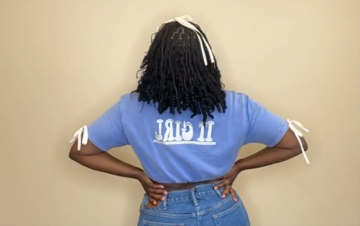 Ribbon Blue “IT Girl” set