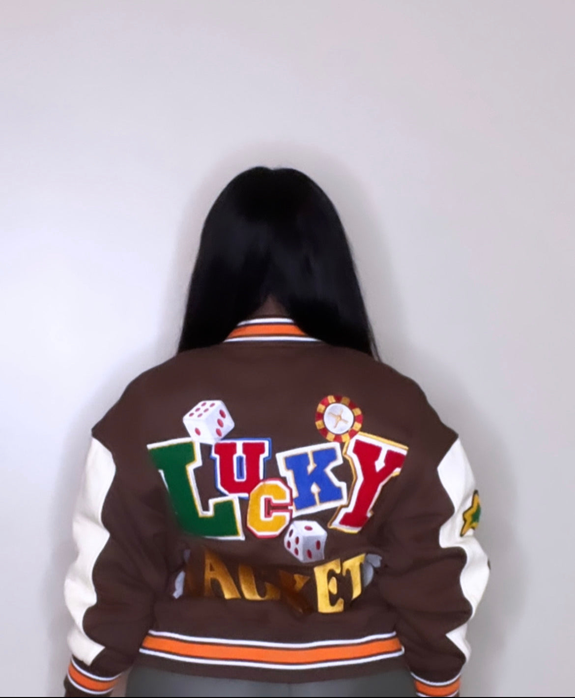 "You're LUCKY"  Varsity Jacket