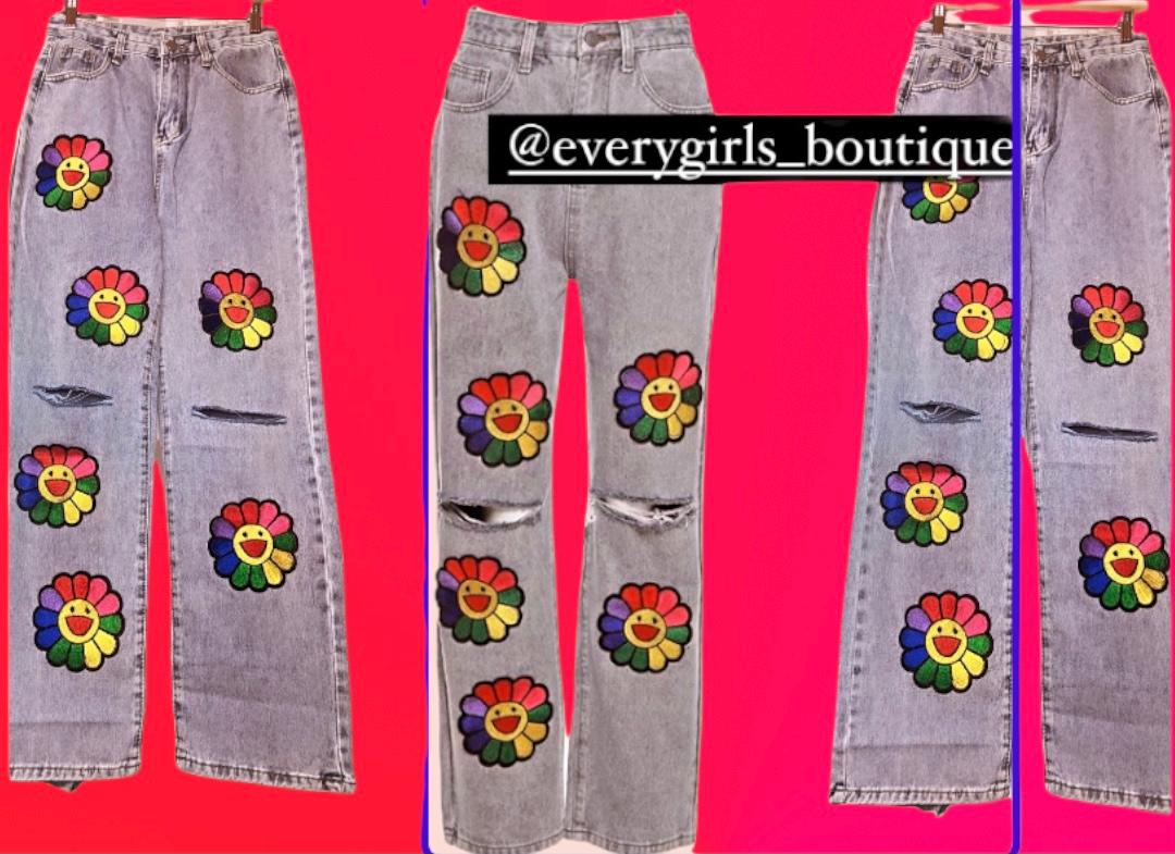 "Fl la la owers" Jeans