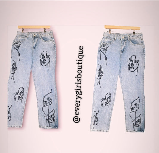 “Changing Faces” Jeans