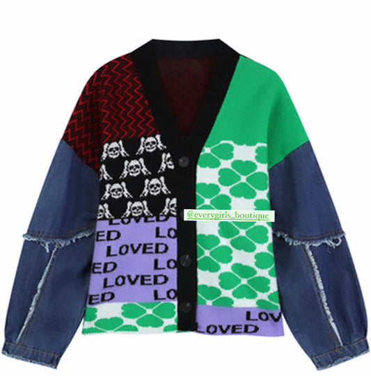 “Feeling different” cardigan